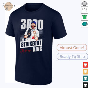 Clayton Kershaw 3000 The Strikeouts King signature shirt