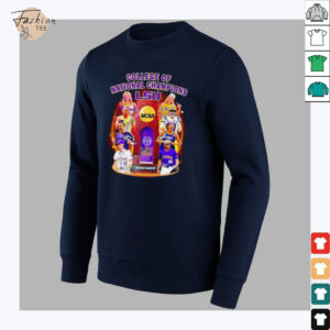 College of National Champions LSU Tigers signature shirt