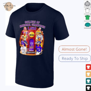 College of National Champions LSU Tigers signature shirt