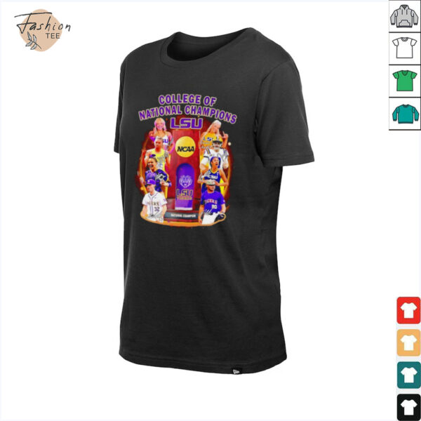 College of National Champions LSU Tigers signature shirt