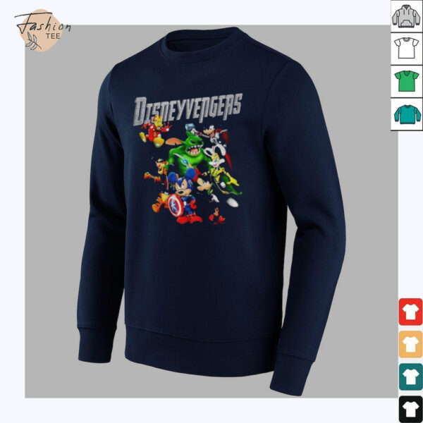 Cute Disney Avengers Marvel Superhero Mickey Mouse cartoon shirt