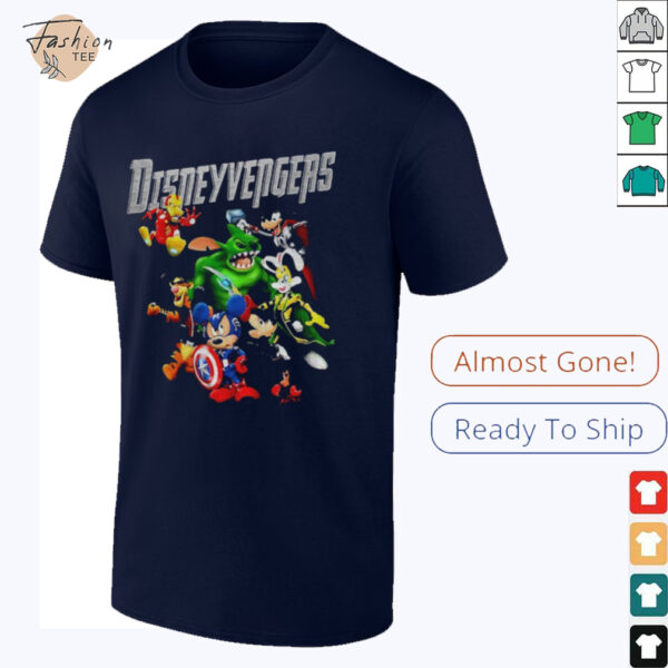Cute Disney Avengers Marvel Superhero Mickey Mouse cartoon shirt