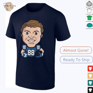 Detroit Lions T.J. Hockenson Emoji Vintage Oversized Shirt