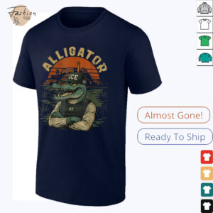 Florida Alligator Ice Funny Trump 2025 T Shirt