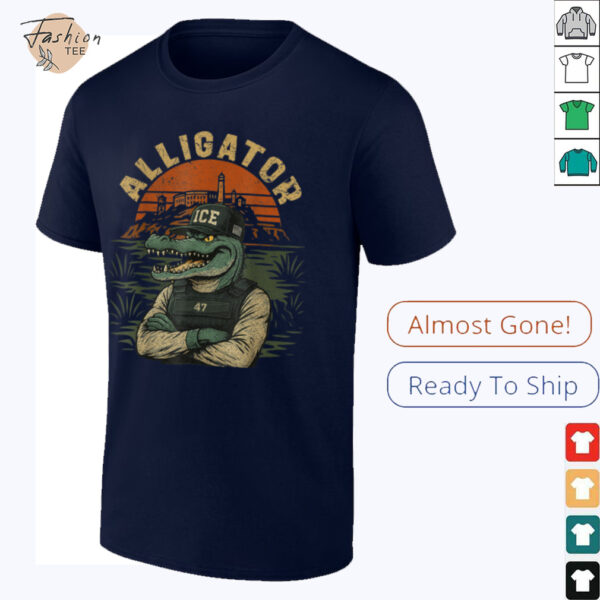Florida Alligator Ice Funny Trump 2025 T Shirt