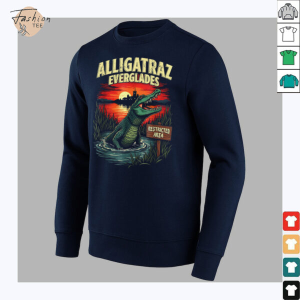 Funny Meme Alligatraz Everglades Alcatraz Men Women Gifts T Shirt
