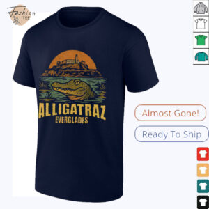 Funny Meme Florida Everglades Alligatraz Alligator Alcatraz T Shirt