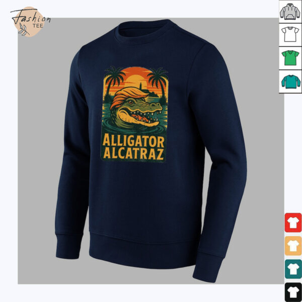 Funny Trump Alligator Alligator Alcatraz Parody shirt
