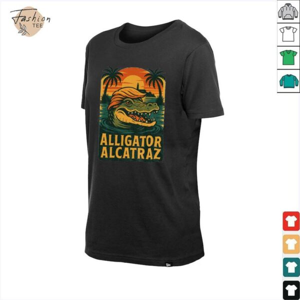 Funny Trump Alligator Alligator Alcatraz Parody shirt