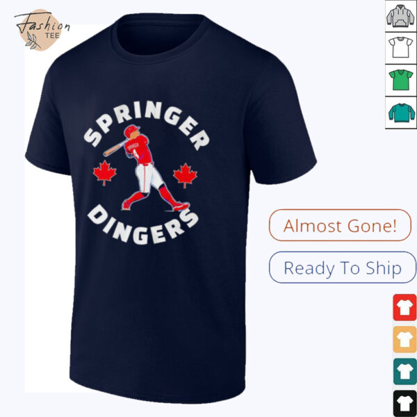George Springer Toronto Blue Jays Canada Day Springer Dingers shirt