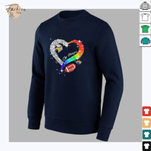 Go Minnesota Vikings Diamond Heart Lgbt Pride T shirt