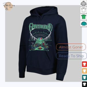 Grateful Dead Skeletons and Aliens Camping Band Shirt