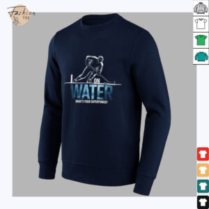Hockey Player Superpower Funny Ice Skater Slapshot Sport Fan Long...
