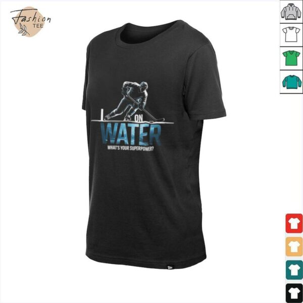 Hockey Player Superpower Funny Ice Skater Slapshot Sport Fan Long Sleeve Shirt
