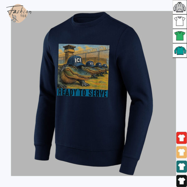 ICE Alligator Alcatraz ready to serve shirt