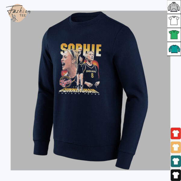 Indiana Fever Sophie Cunninghamel Vintage Graphic T shirt