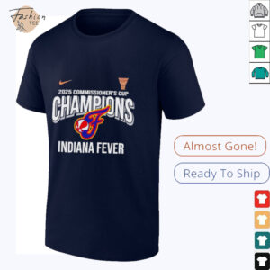 Indiana Fever x Nike 2025 WNBA Commissioner’s Cup Champions shirt