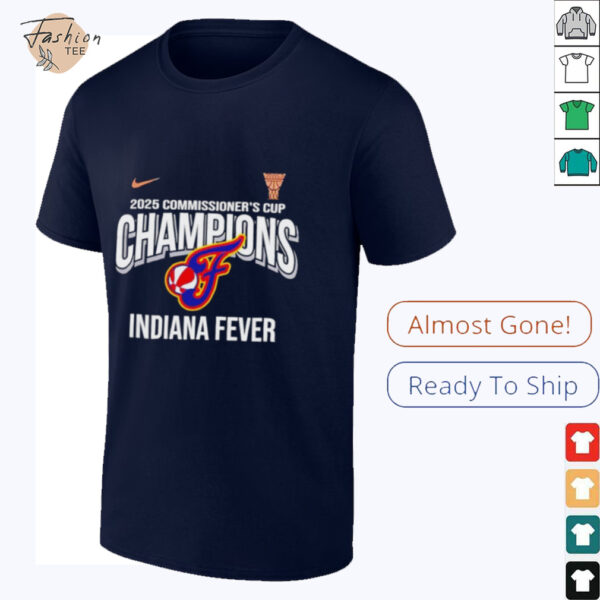Indiana Fever x Nike 2025 WNBA Commissioner’s Cup Champions shirt