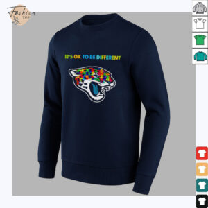 Jacksonville Jaguars Autism it’s ok to be different Shirt