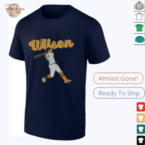 Jacob Wilson Oakland Athletics MLB Baseball Slugger Swing shirt