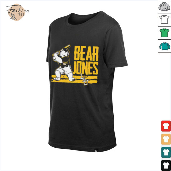 Jared Jones Bear LSU Baseball Shirt