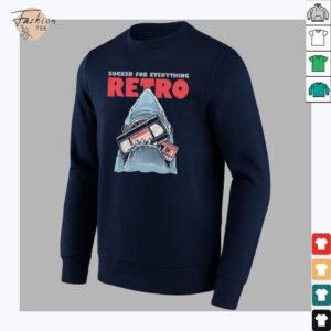 Jaws Shark sucker for everything retro cassette tape shirt