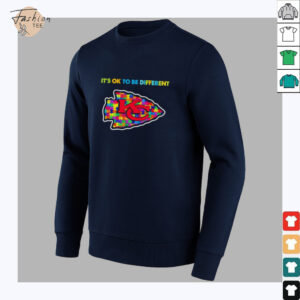 Kansas City Chiefs x Autism awareness it’s ok to be...