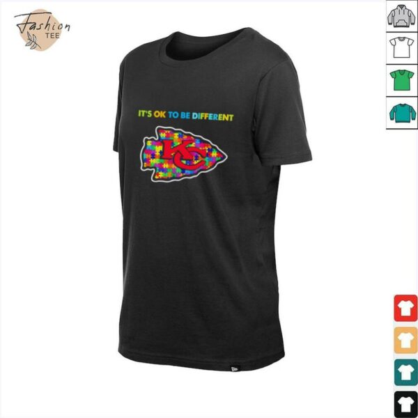 Kansas City Chiefs x Autism awareness it’s ok to be different Shirt