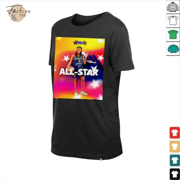 Kelsey Mitchell Indiana Fever 3X 2025 WNBA All Star shirt