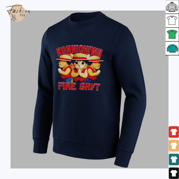 Konnichiwa Fine Shyt cat shirt