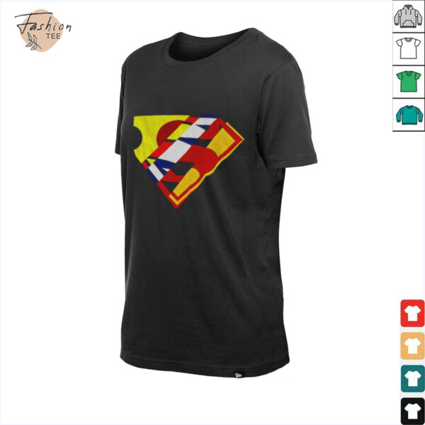 Superman mixed logo shirt