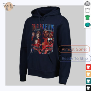 Lewis Hamilton and Charles Leclerc Formula One Classic 90s Graphic...