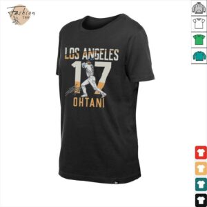 Los Angeles Shohei Ohtani 17 City Connect player autographed Shirt