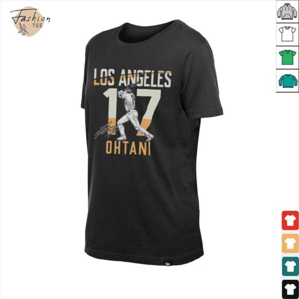 Los Angeles Shohei Ohtani 17 City Connect player autographed Shirt