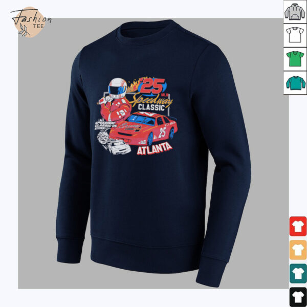 MLB Speedway Classic 2025 Atlanta Braves graphic shirt