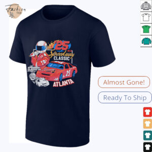 MLB Speedway Classic 2025 Atlanta Braves graphic shirt