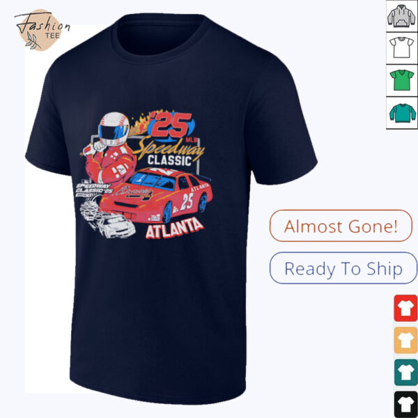 MLB Speedway Classic 2025 Atlanta Braves graphic shirt