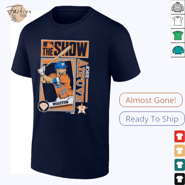 MLB The Show Houston Astros Jose Altuve comic shirt