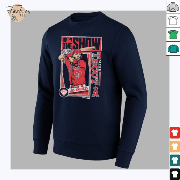 MLB The Show Los Angeles Angels Mike Trout comic shirt