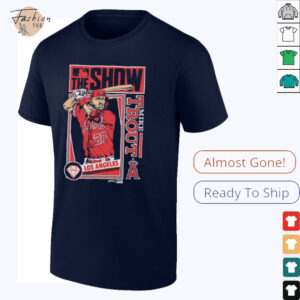 MLB The Show Los Angeles Angels Mike Trout comic shirt