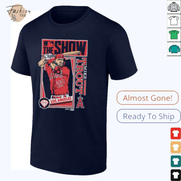 MLB The Show Los Angeles Angels Mike Trout comic shirt