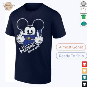 Mickey Haters Gonna Hate Baltimore Ravens Shirt