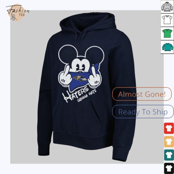 Mickey Haters Gonna Hate Baltimore Ravens Shirt