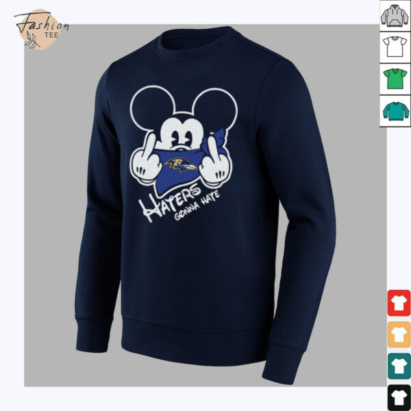 Mickey Haters Gonna Hate Baltimore Ravens Shirt