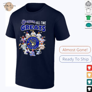 Milwaukee Brewers All Time greats signature shirt