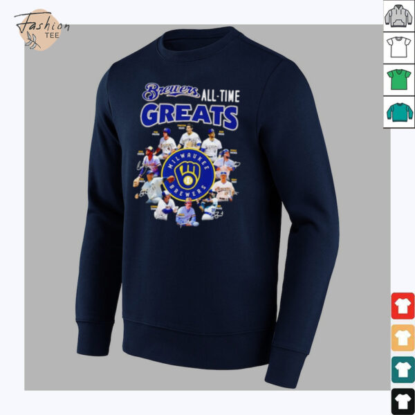 Milwaukee Brewers All Time greats signature shirt
