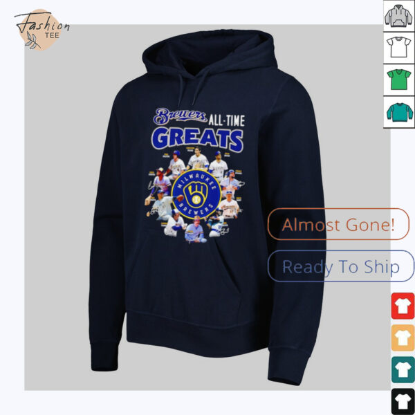 Milwaukee Brewers All Time greats signature shirt
