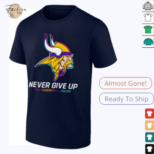 Minnesota Vikings NFL never give up fight cancer in all...