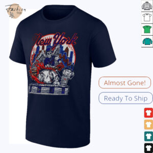 New York Baseball Game Day skeleton Vintage MLB 2025 shirt