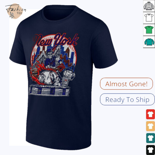 New York Baseball Game Day skeleton Vintage MLB 2025 shirt